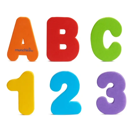 Munchkin игрушка для ванны Буквы и Цифры Learn™, 36+